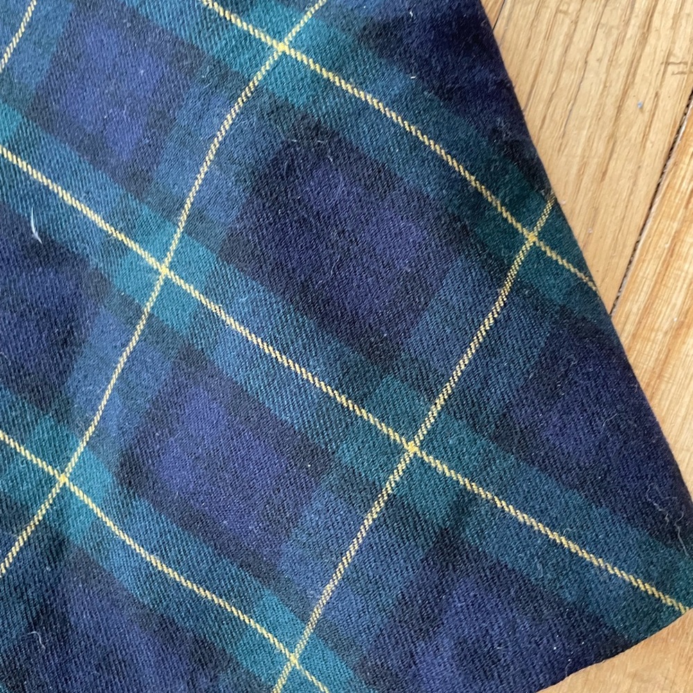 Ralph Lauren Sport Plaid Wool Skirt